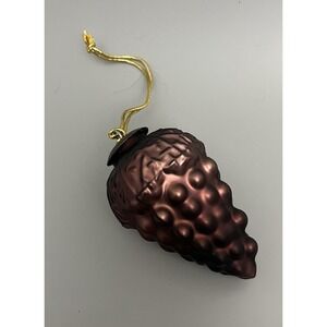 KUGEL MIDWEST Purple GRAPE CLUSTER Glass Christmas Ornament Reproduction Modern
